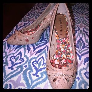 Never worn Madden Girl nude pumps! Summer ready 💋